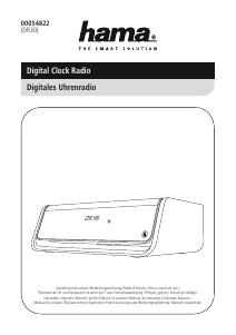 Käyttöohje Hama 00054822 (DR30) Radioherätyskello