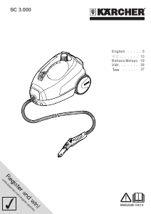 Panduan Kärcher SC 3.000 Pembersih Uap