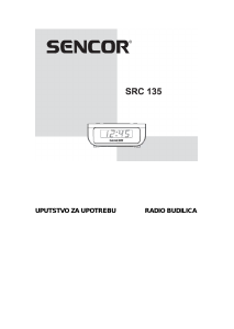 Priručnik Sencor SRC 135 Radioprijamnik s budilicom