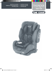 Mode d’emploi Be Cool Thunder Isofix Siège bébé