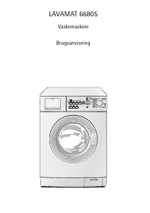 Brugsanvisning AEG LAV66805 Vaskemaskine