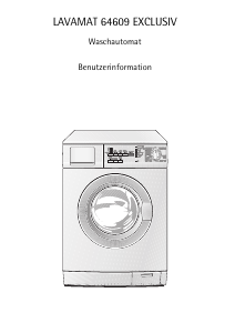 Bedienungsanleitung AEG LAV64609 Waschmaschine