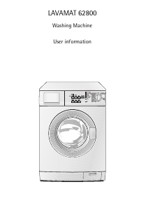 Manual AEG LAV62800 Washing Machine