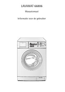 Handleiding AEG LAV66806 Wasmachine