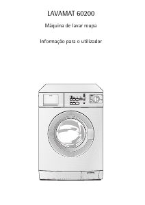 Manual AEG LAV60200 Máquina de lavar roupa