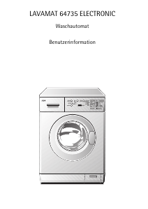 Bedienungsanleitung AEG LAV64735 Waschmaschine