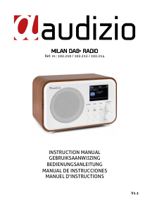 Manual de uso Audizio 102.212 Milan Radio