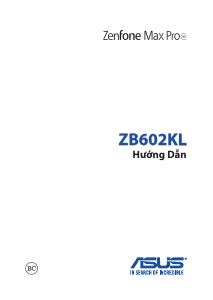 Hướng dẫn sử dụng Asus ZB602KL ZenFone Max Pro Điện thoại di động