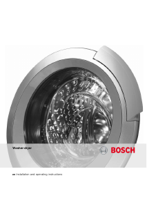 Handleiding Bosch WKD28540EE Was-droog combinatie