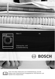 Bedienungsanleitung Bosch WVD24520EU Waschtrockner