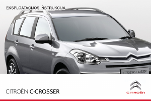 Vadovas Citroën C-Crosser (2012)