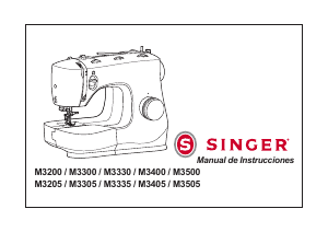 Manual de uso Singer M3205 Máquina de coser