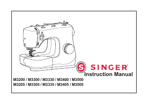 Manual Singer M3305 Sewing Machine