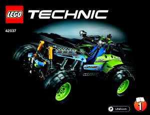 Manual de uso Lego set 42037 Technic Todoterreno de competición