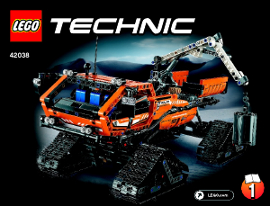 Bedienungsanleitung Lego set 42038 Technic Arktis-Kettenfahrzeug