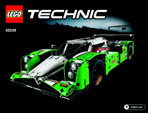 Manual Lego set 42039 Technic 24 hours race car