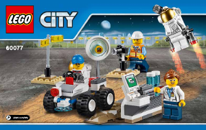 Handleiding Lego set 60077 City Ruimtevaart starter set