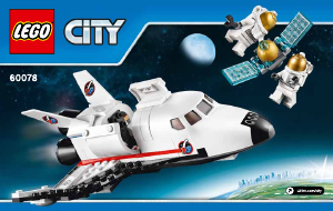 Manual de uso Lego set 60078 City Lanzadera espacial