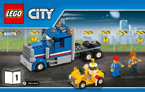 Manuál Lego set 60079 City Transportér pro převoz raket