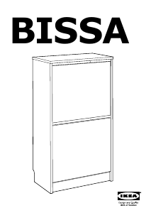 Manuale IKEA BISSA (2 drawers) Scarpiera