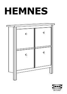 Manuale IKEA HEMNES (4 drawers) Scarpiera