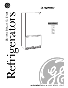 Manual GE TCS18PADALBS Fridge-Freezer