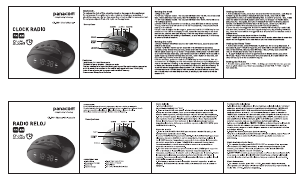 Manual de uso Panacom CR-3401 Radiodespertador