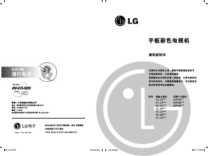 说明书 LG 60PG60UR 等离子电视