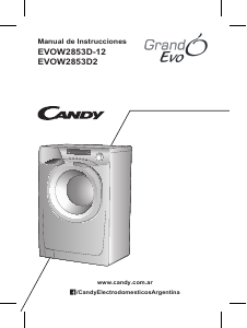 Manual de uso Candy GrandO EVO W2853D-12 Lavadora