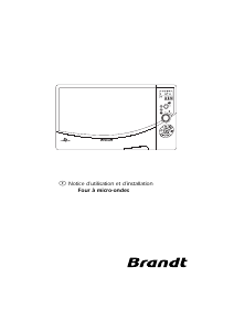 Mode d’emploi Brandt G2650WF1 Micro-onde