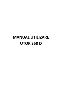 Manual UTOK 350D Telefon mobil