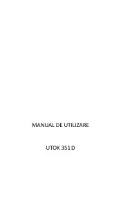 Manual UTOK 351D Telefon mobil