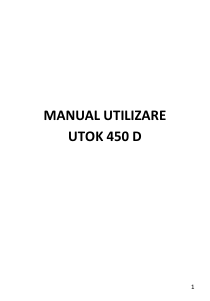 Manual UTOK 450D Telefon mobil