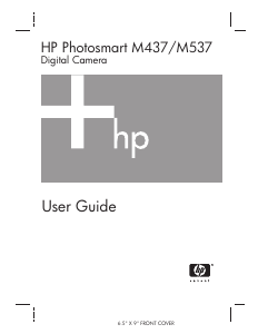Manual HP Photosmart M437 Digital Camera