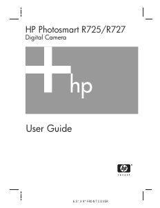 Manual HP Photosmart R727 Digital Camera