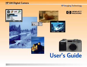 Manual HP Photosmart 618 Digital Camera