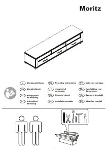 Manual Pronto Moritz TV Bench