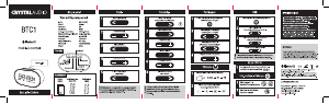 Εγχειρίδιο Crystal Audio BTC1 Ξυπνητήρι ραδιόφωνο