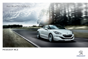 Brugsanvisning Peugeot RCZ (2015)