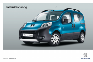 Brugsanvisning Peugeot Bipper (2013)