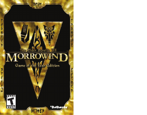 Handleiding PC The Elder Scrolls III - Morrowind