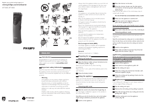 Handleiding Philips BT1005 Baardtrimmer