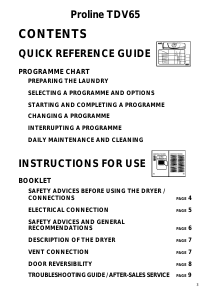 Manual Proline TDV 65 Dryer