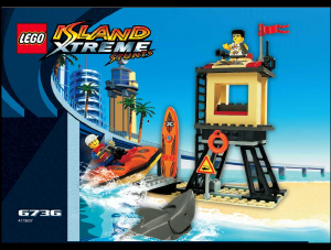 Manual de uso Lego set 6736 Island Mirador de playa