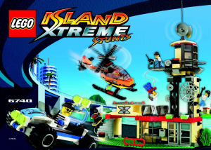 Bedienungsanleitung Lego set 6740 Island Extrem-Sport Anlage