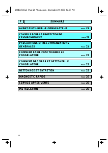 Mode d’emploi Laden CVT 29 Congélateur