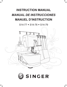 Manual de uso Singer S14-77 Máquina de coser