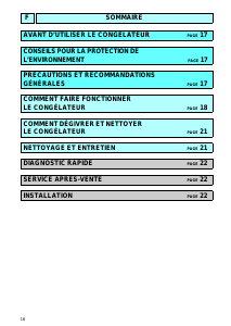 Mode d’emploi Laden CVT 2130 Congélateur