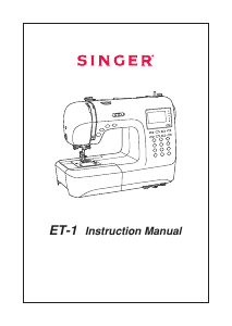 Manual de uso Singer ET-1 Máquina de coser