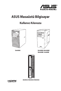 Kullanım kılavuzu Asus D640SA PRO Masaüstü bilgisayar